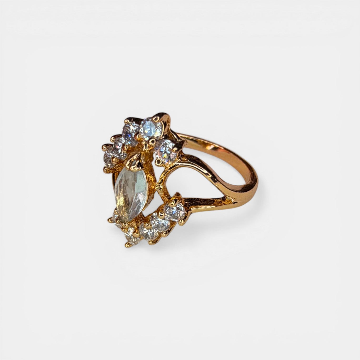 Celestia 18k Gold Plated Ring
