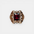 Ruby Goddess 18k Gold Plated Ring