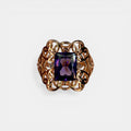 Violet Goddess 18k Gold Plated Ring