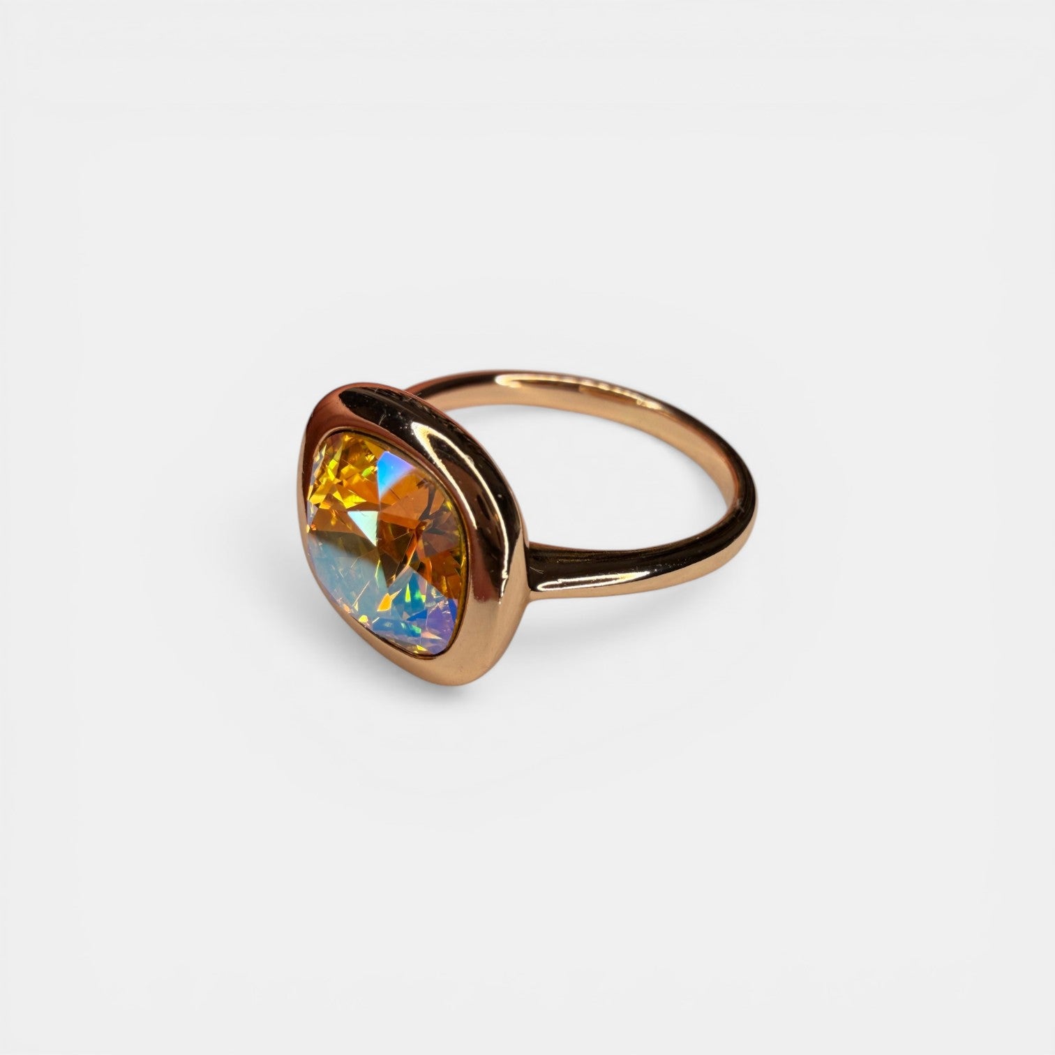 Vibrant Honey 18k Gold Plated Ring