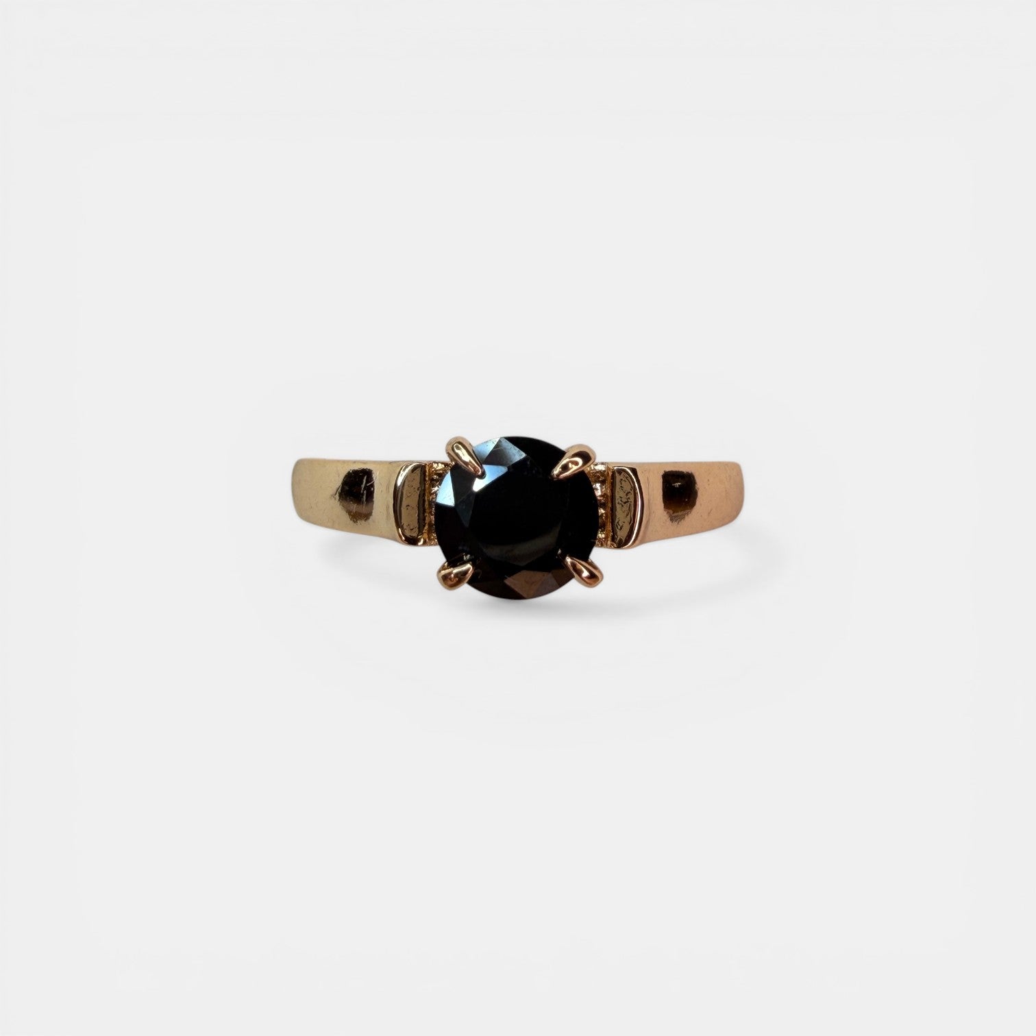 Midnight Promise 18k Gold Plated Ring
