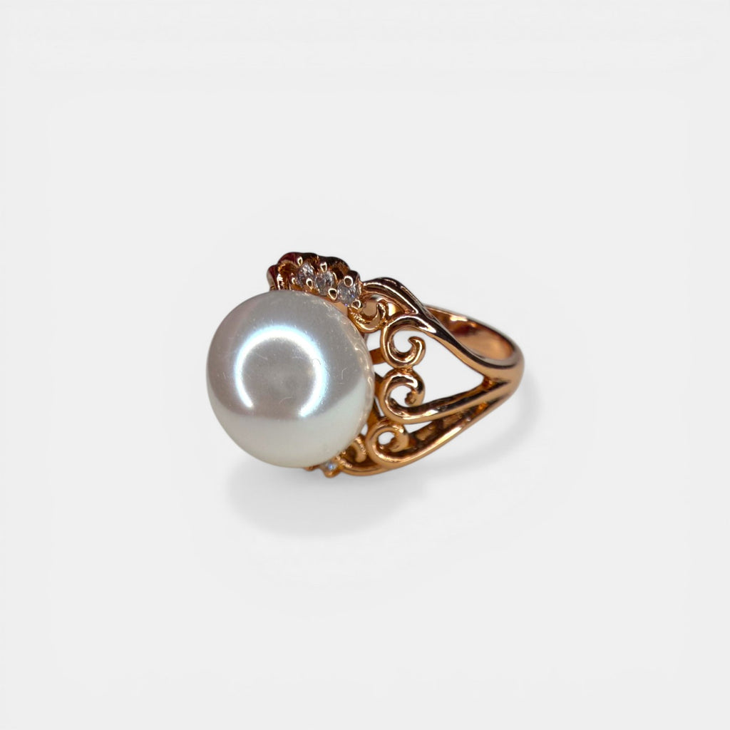 Royal Pearl 18k Gold Plated Ring