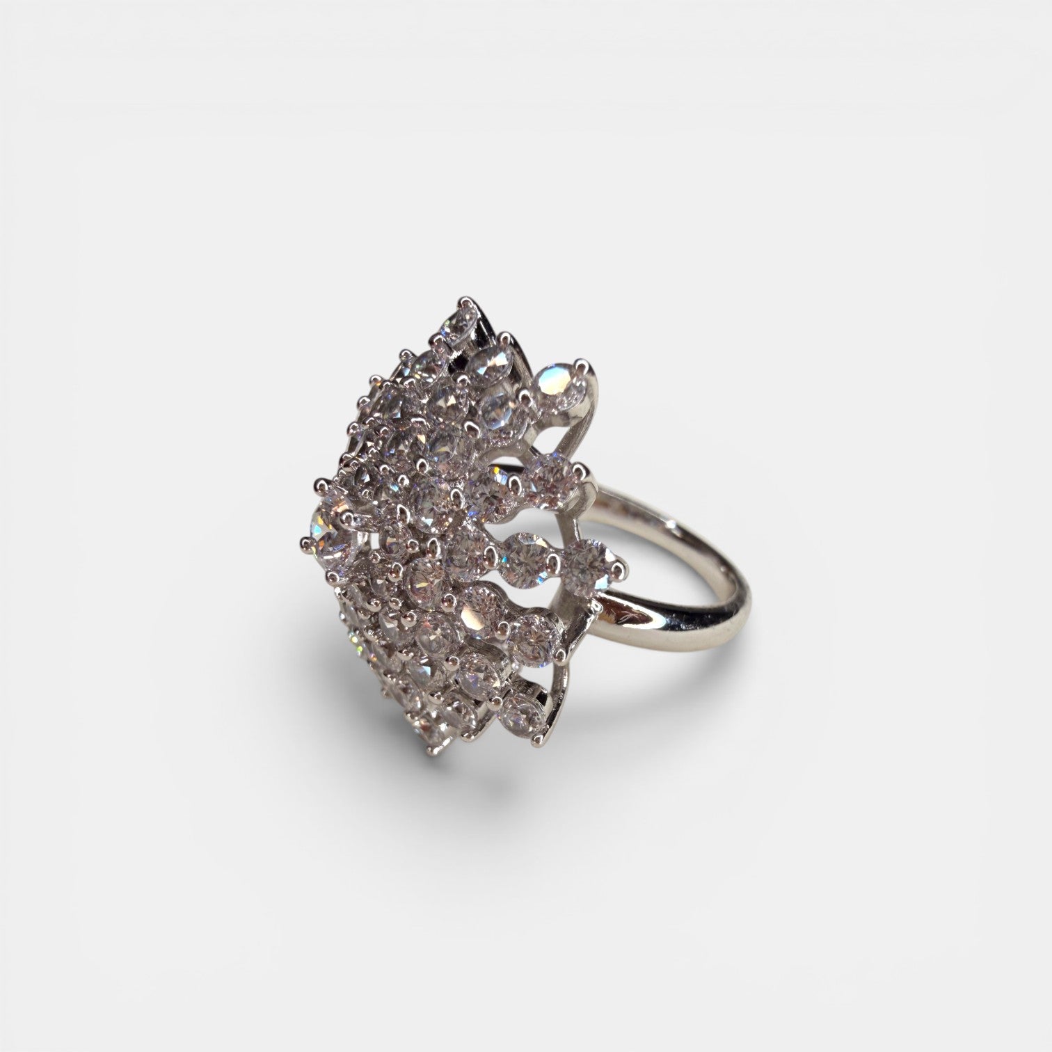 Polaris White Gold Plated Ring