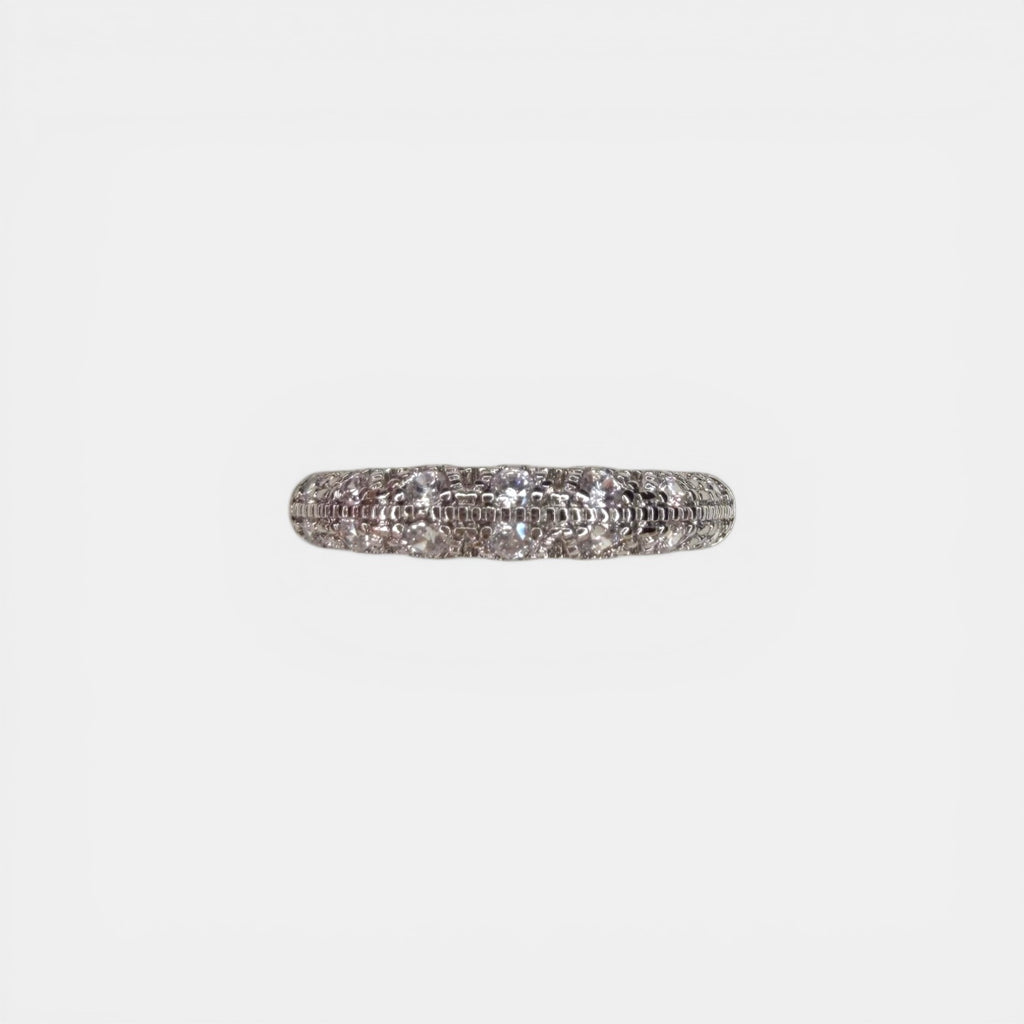 Lindos White Gold Plated Ring