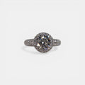 Jennifer White Gold Plated Ring