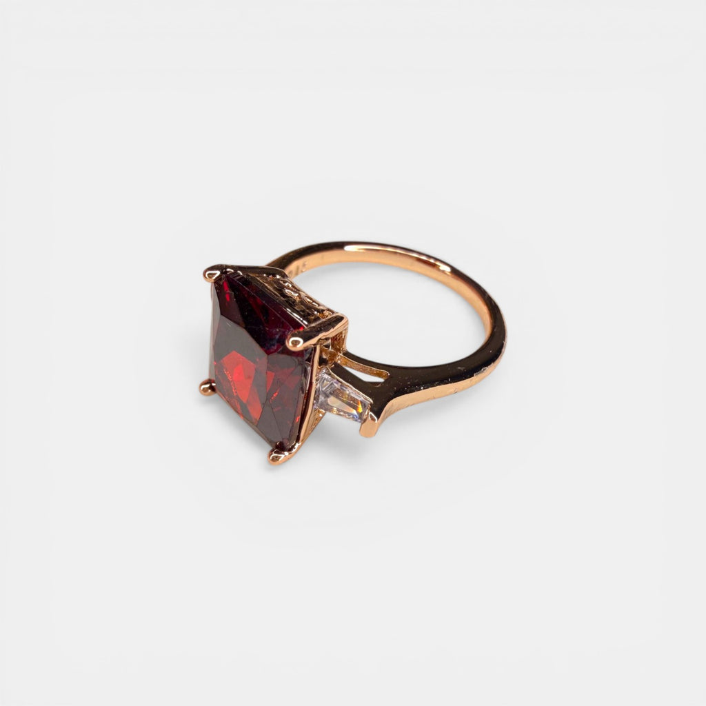 Ruth White Gold Plated Ring