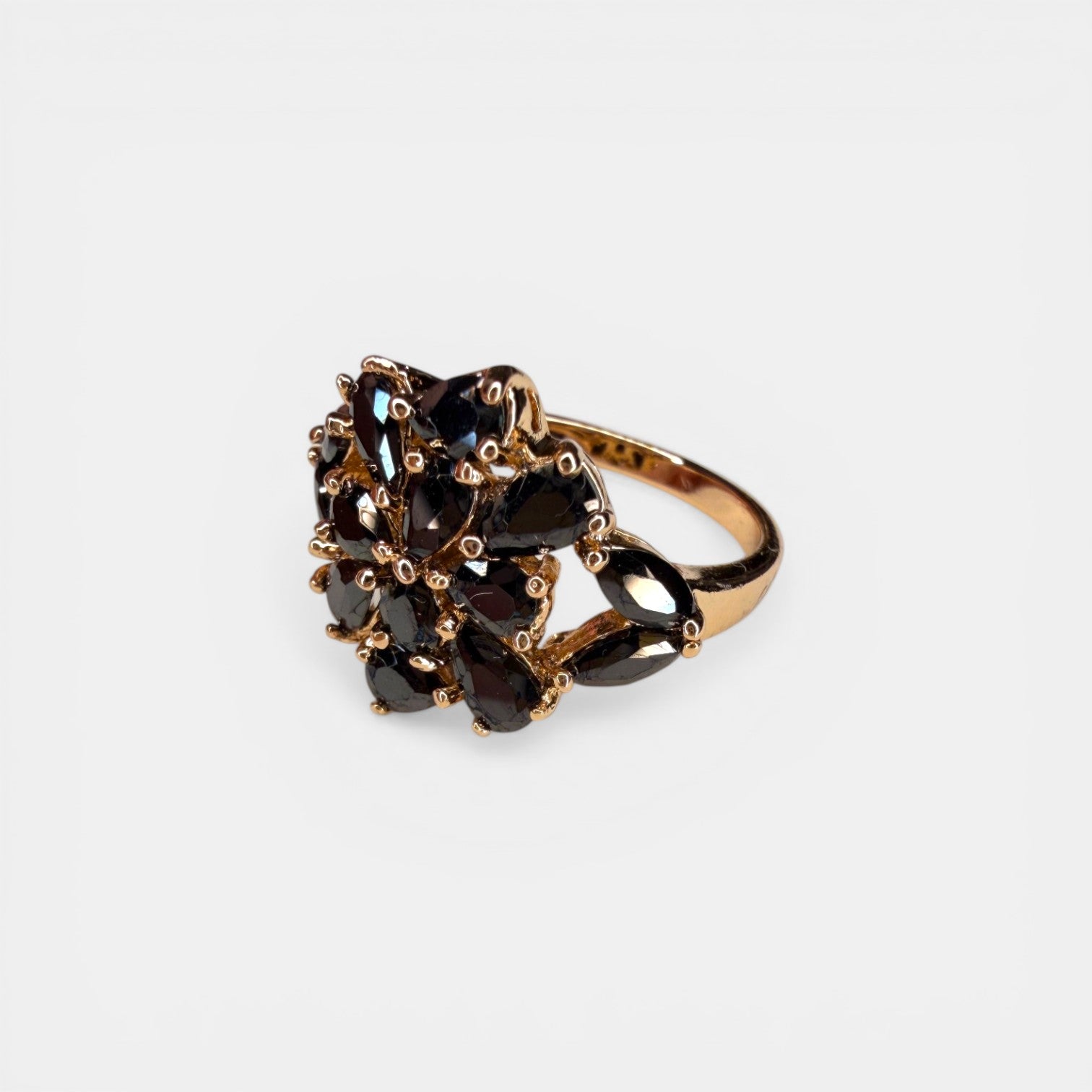 Janet White Gold Plated Ring