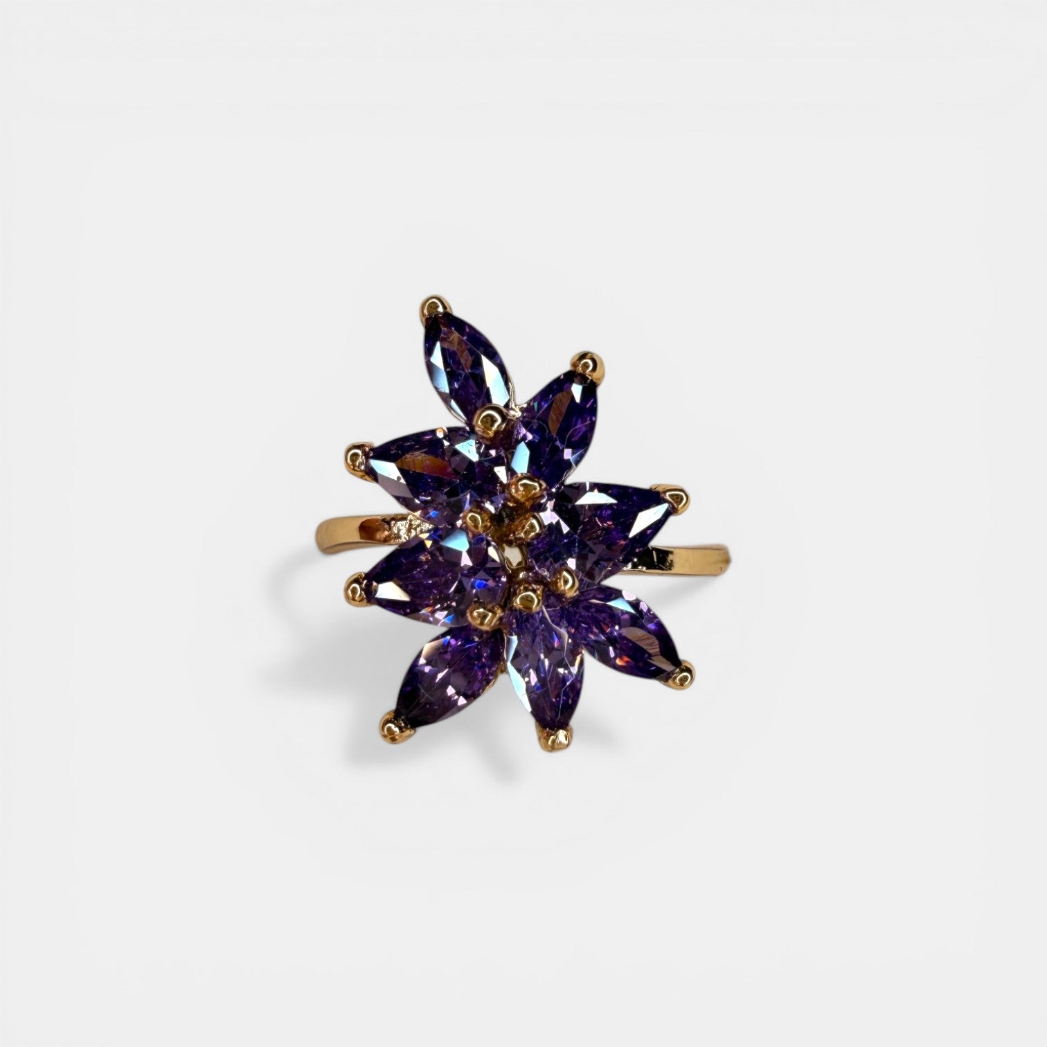 Andromeda White Gold Plated Ring