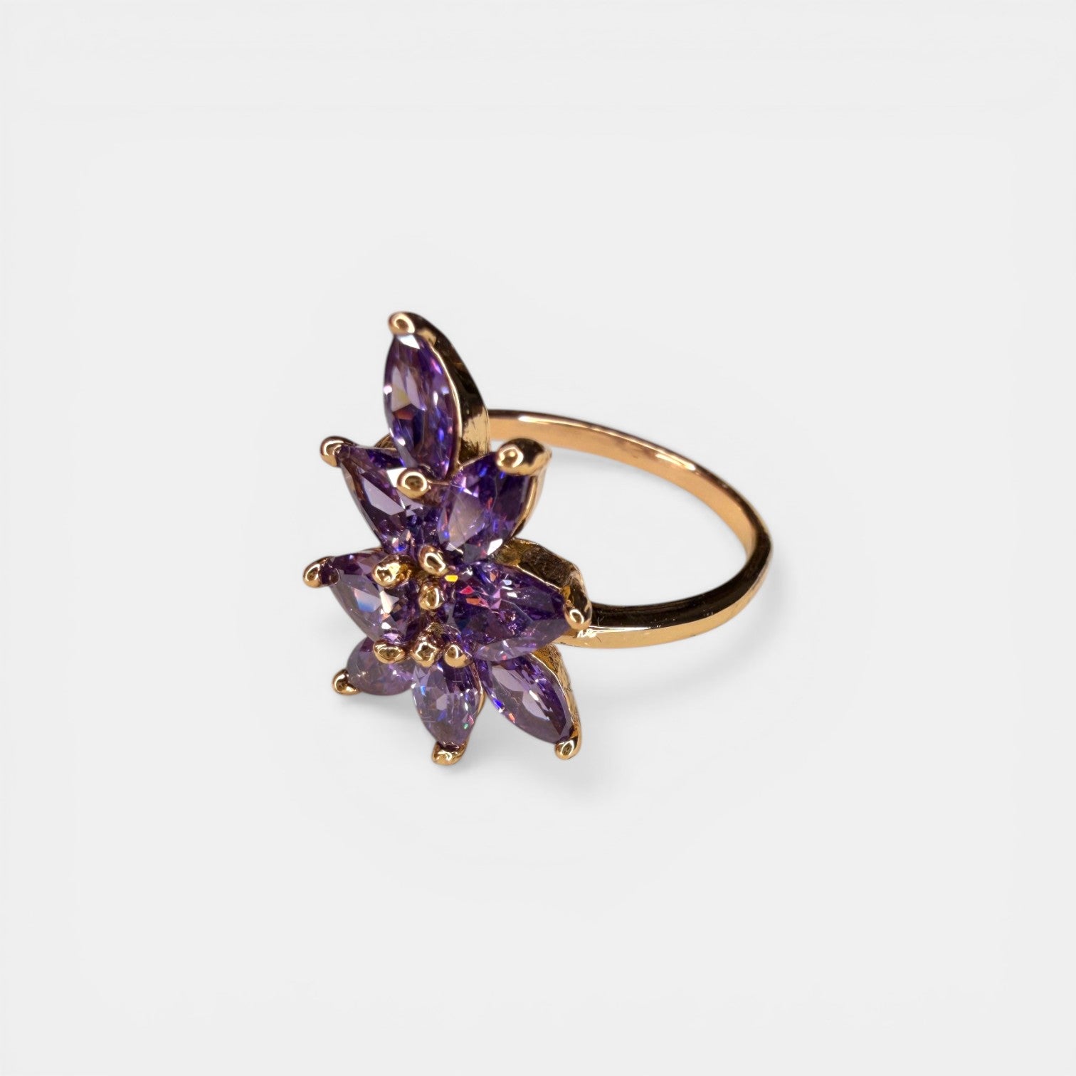 Andromeda White Gold Plated Ring