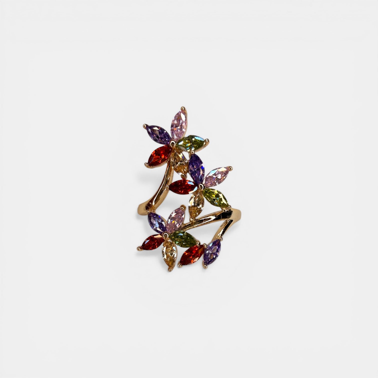 Flora 18k Gold Plated Ring