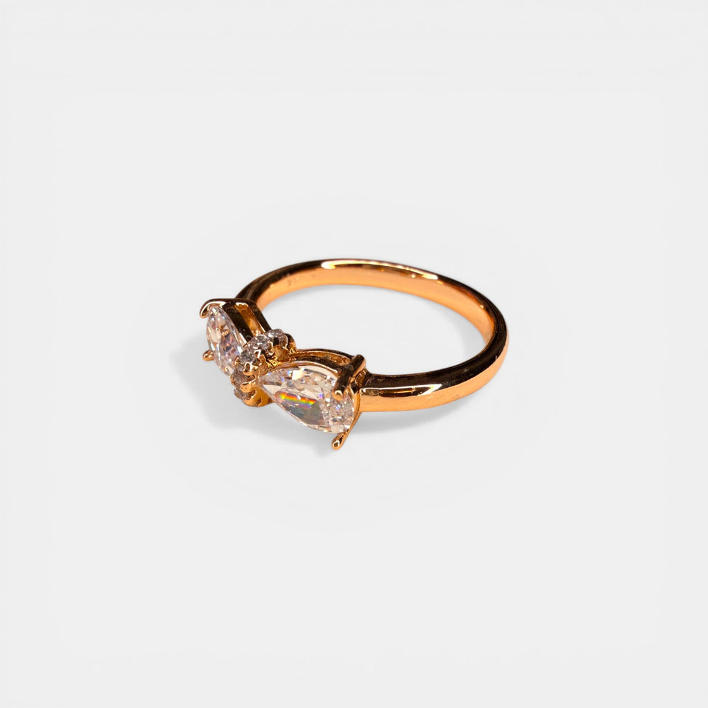 Bow 18k Gold Plated Ring