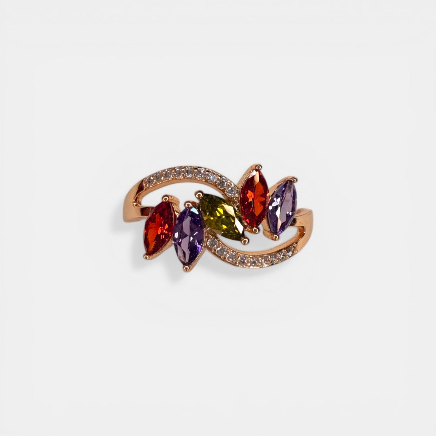 Harlequin 18k Gold Plated Ring