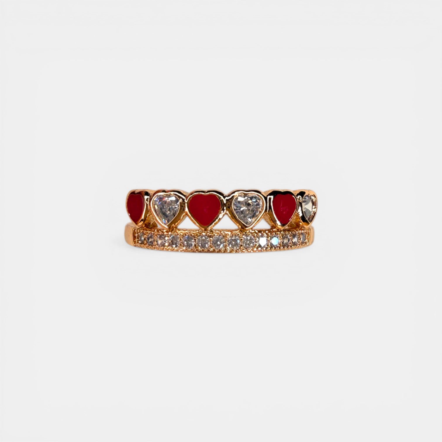 Love Queen 18k Gold Plated Ring