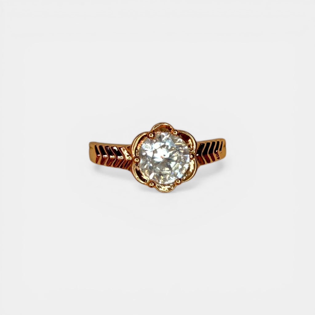 Camellia 18k Gold Plated Ring