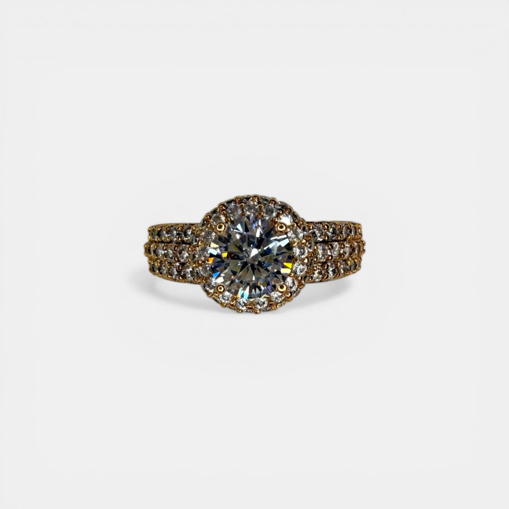 Geneva 18k Gold Plated Ring