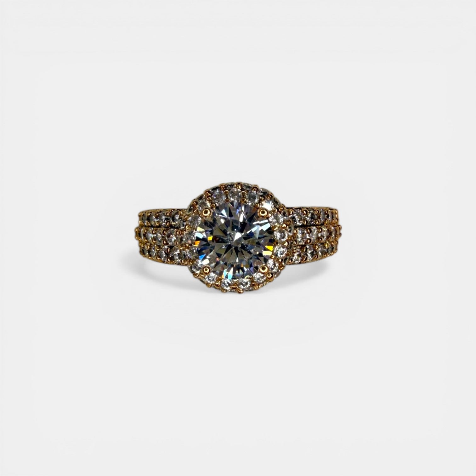 Geneva 18k Gold Plated Ring