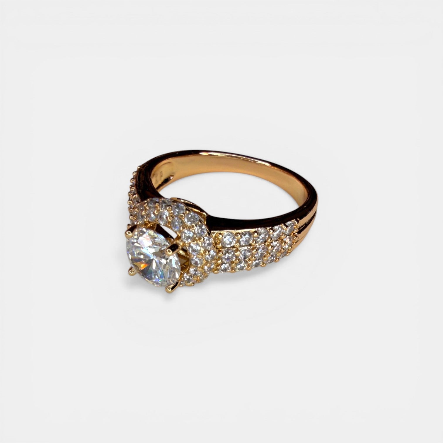 Geneva 18k Gold Plated Ring