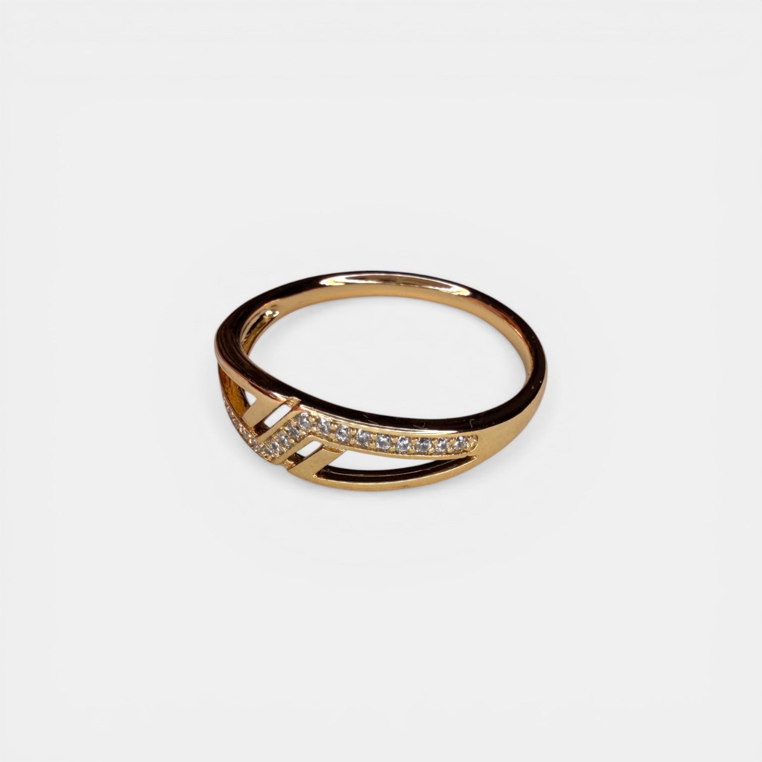 Abilene 18k Gold Plated Ring