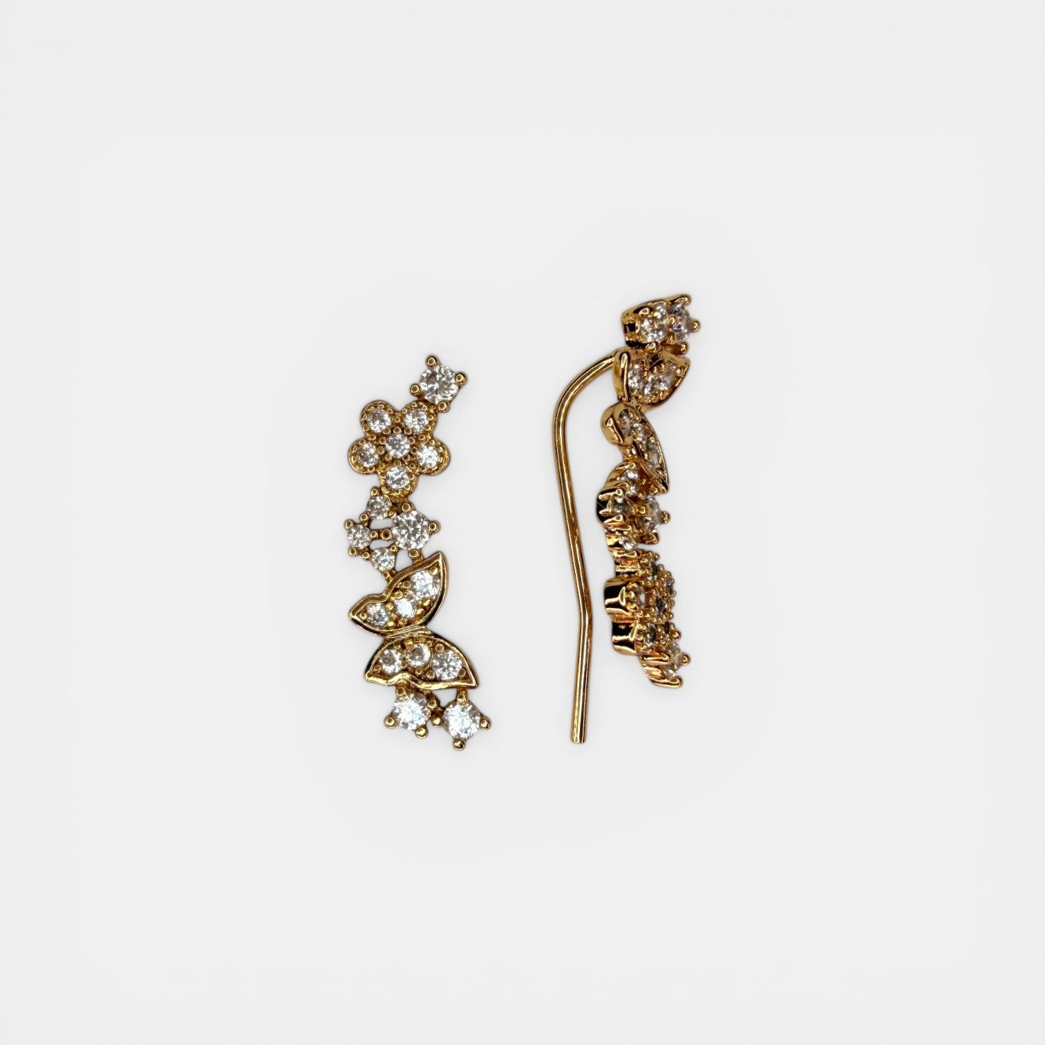 Butterfly 18k Gold Plated Earrings