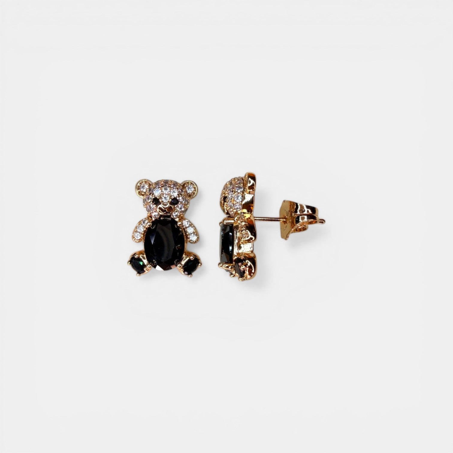 Teddy 18k Gold Plated Earrings