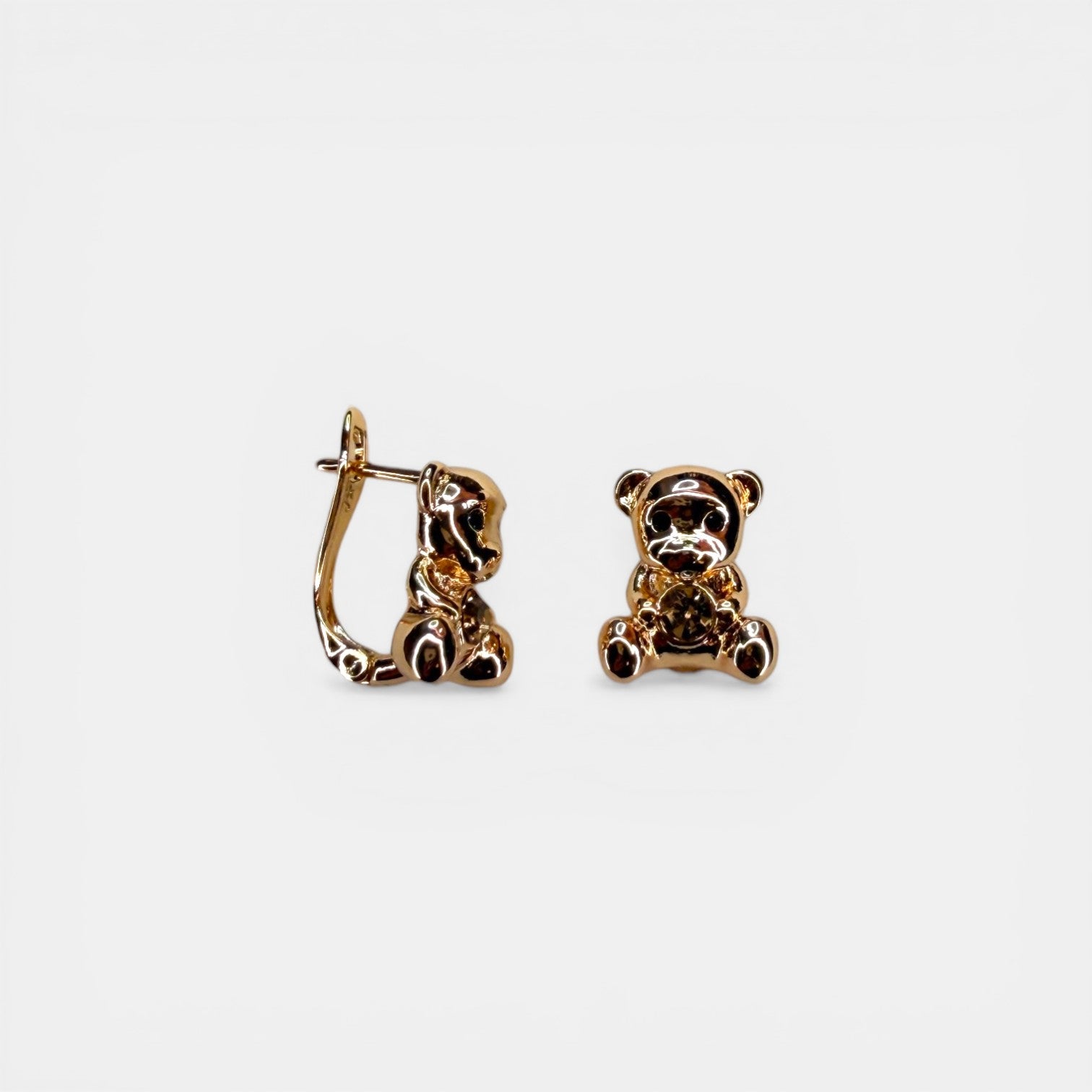 Teddy 18k Gold Plated Earrings